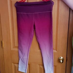 Zella - Magenta Ombre Leggings  - M - Like New